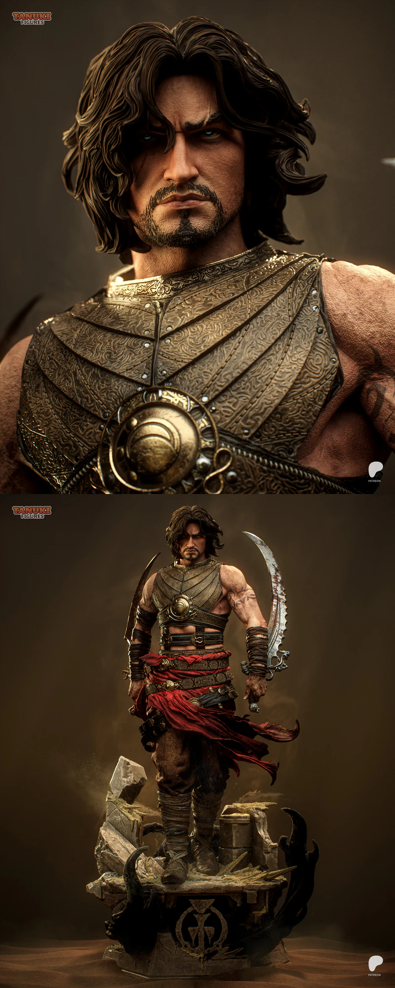 Prince of Persia 3D Printable Miniature STL File for Resin Printer STL model for 3D printing
