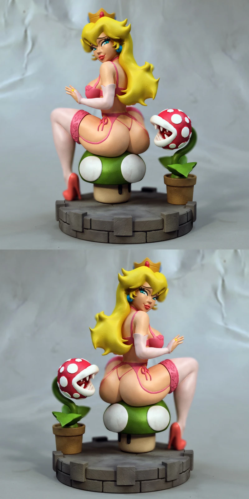 Princesa Peach STL model for 3D printing