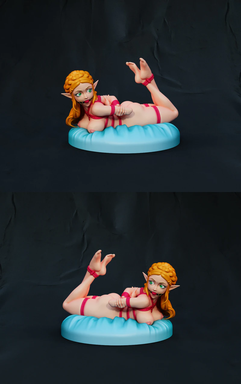 Princess Zelda STL model for 3D printing