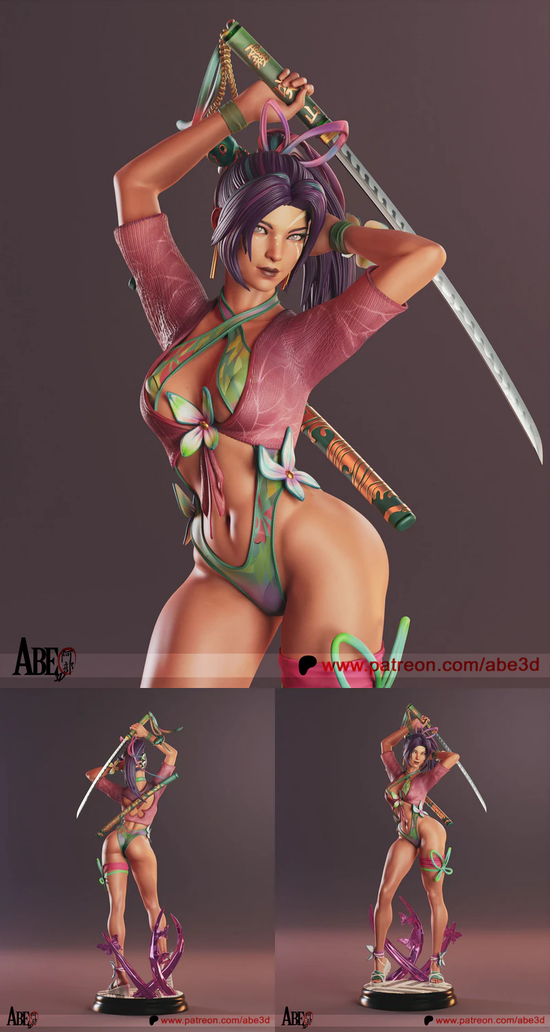 Psylocke Breezy Butterfly 3D Printable STL Model STL model for 3D printing