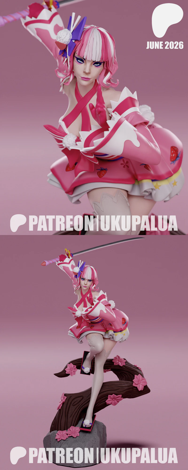 Psylocke Daring Daifuku – Marvel Rivals STL model for 3D printing