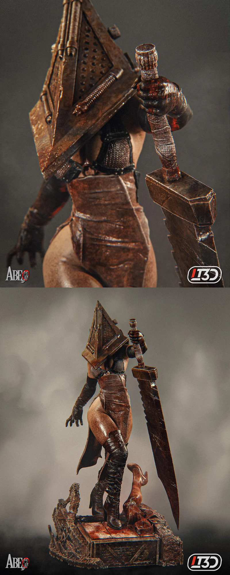 Pyramid Head STL model for 3D printing