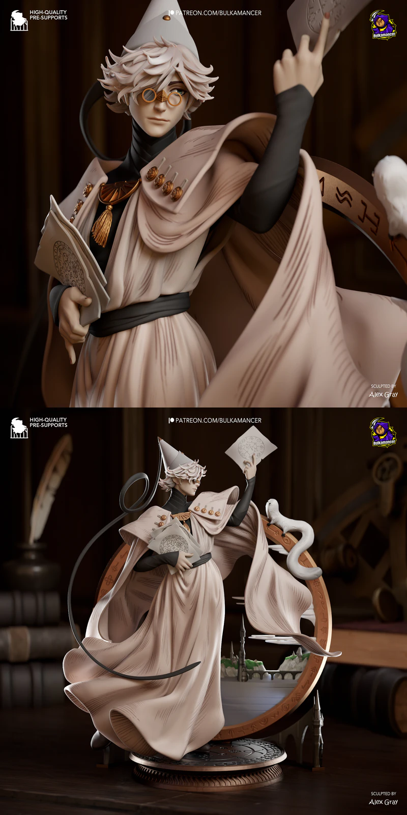 Qifrey – Witch Hat Atelier STL model for 3D printing
