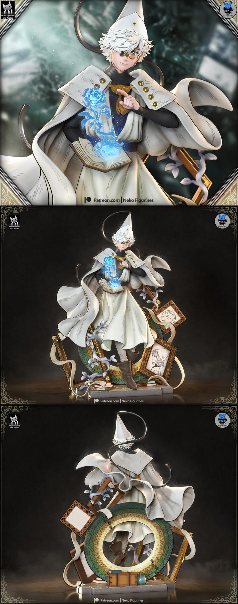 Qifrey – Witch Hat Atelier STL model for 3D printing