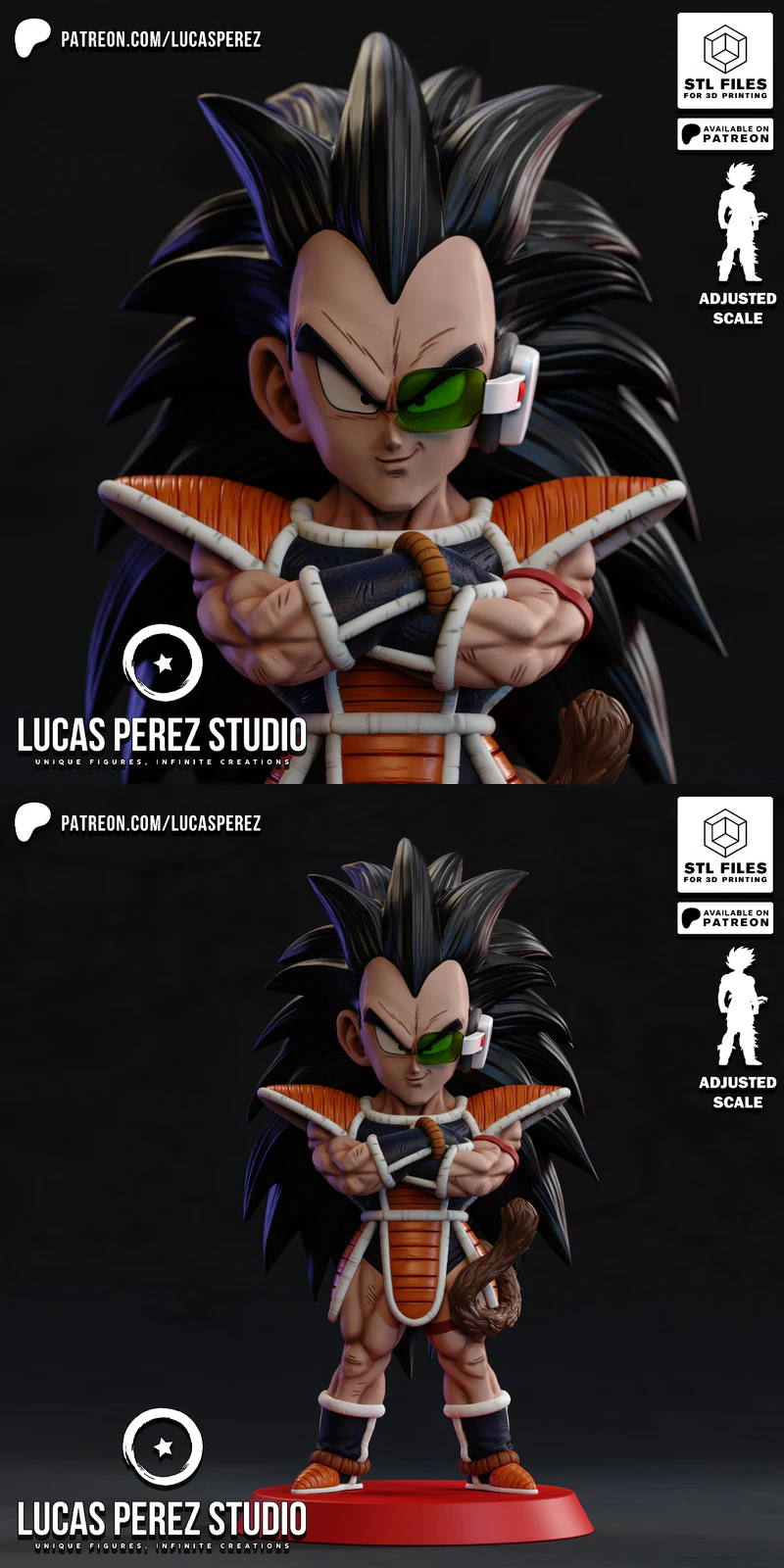 RADITZ CHIBI STL model for 3D printing