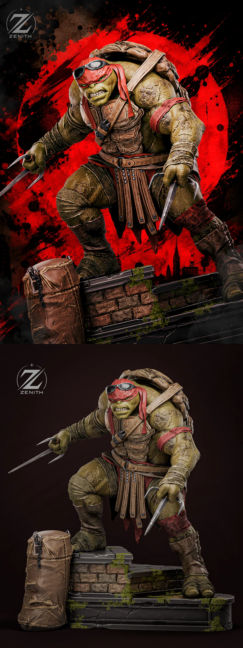 RAPHAEL TMNT STL model for 3D printing