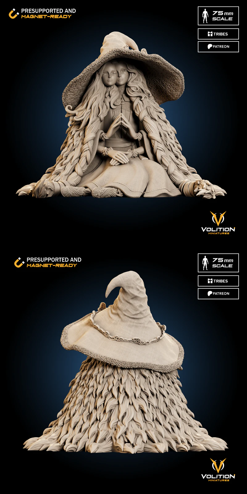 Elden Ring Ranni Doll Miniature STL File STL model for 3D printing