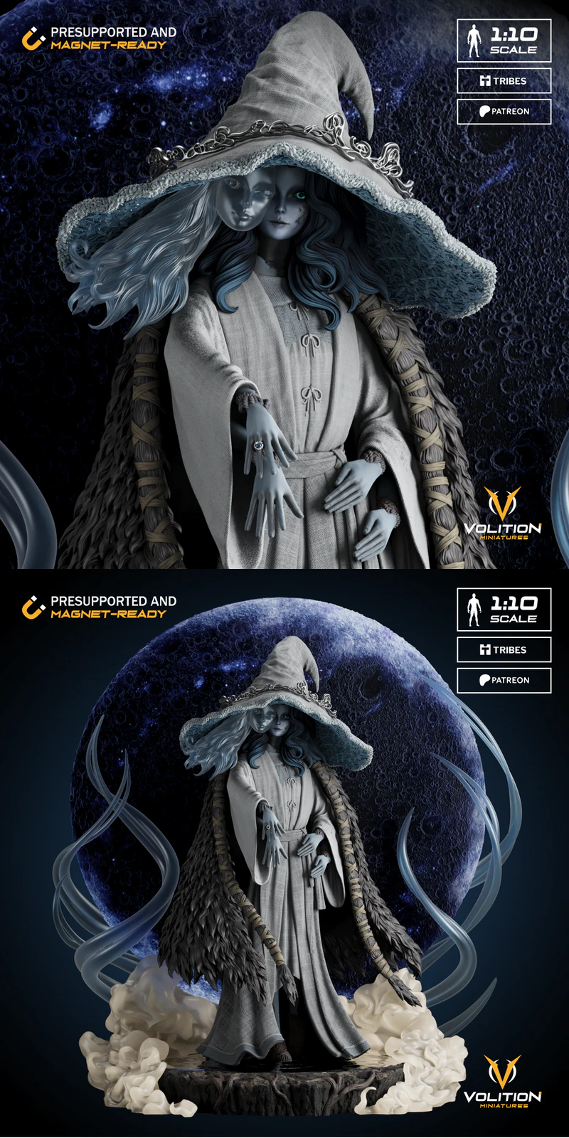 Elden Ring Ranni Figure STL File for 3D Printing STL model for 3D printing