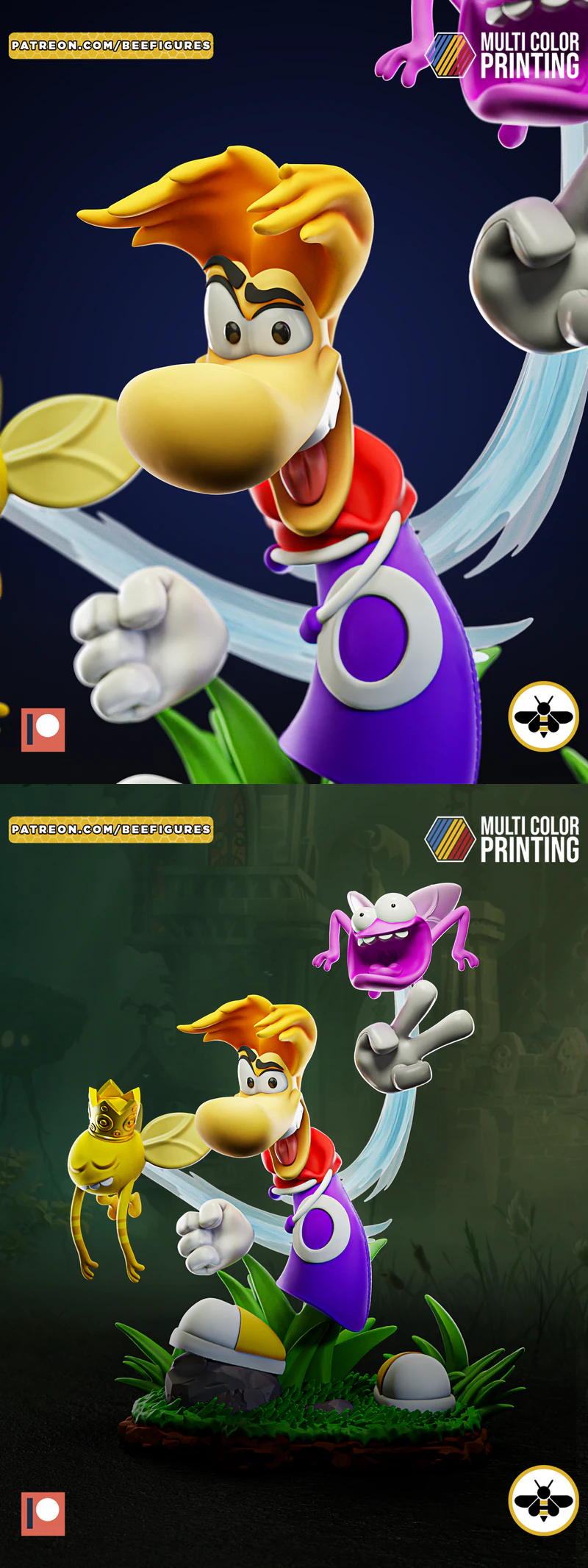 Rayman Legends 3D Printable STL for 3D Printer STL model for 3D printing