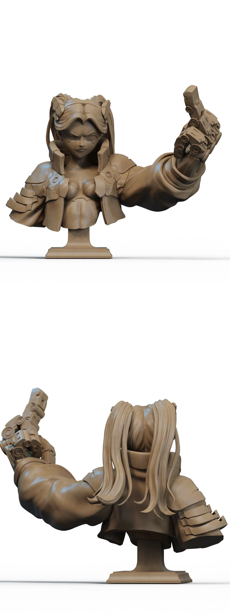 Rebecca Bust STL File for 3D Printing STL model for 3D printing