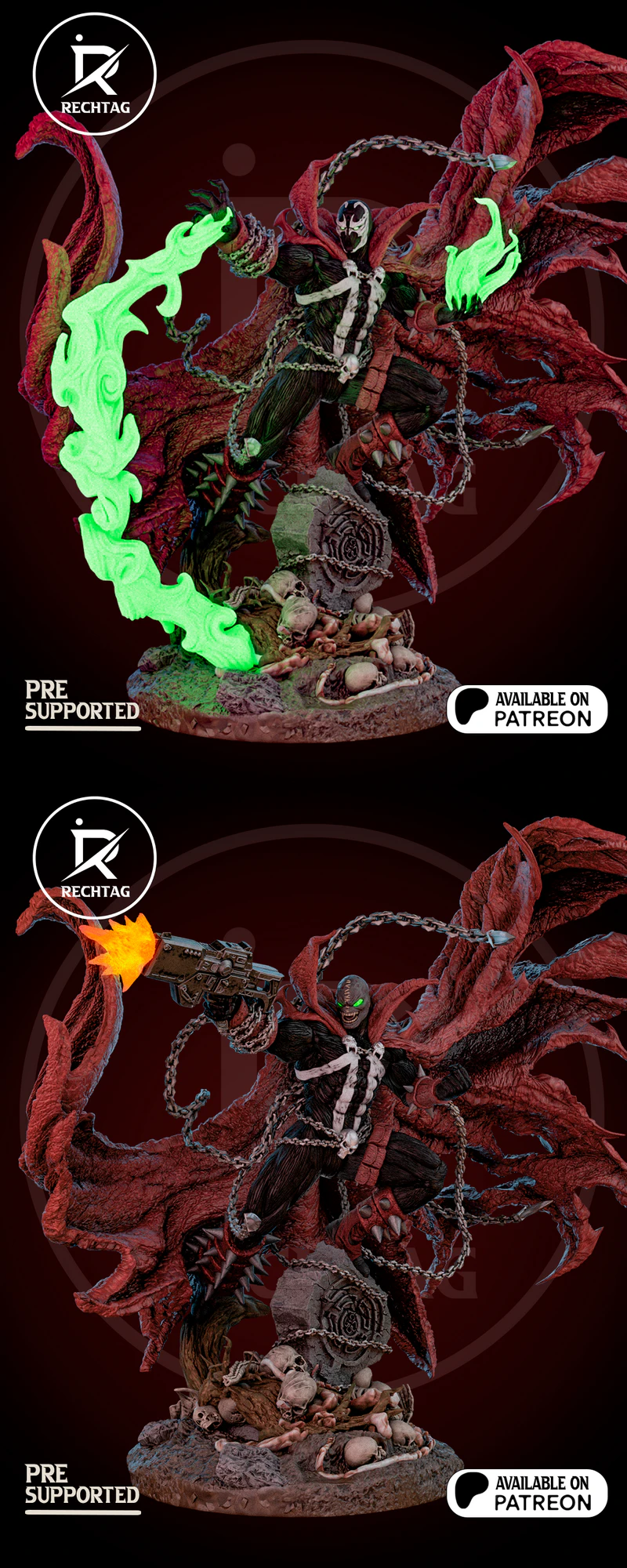 Spawn STL model for 3D printing