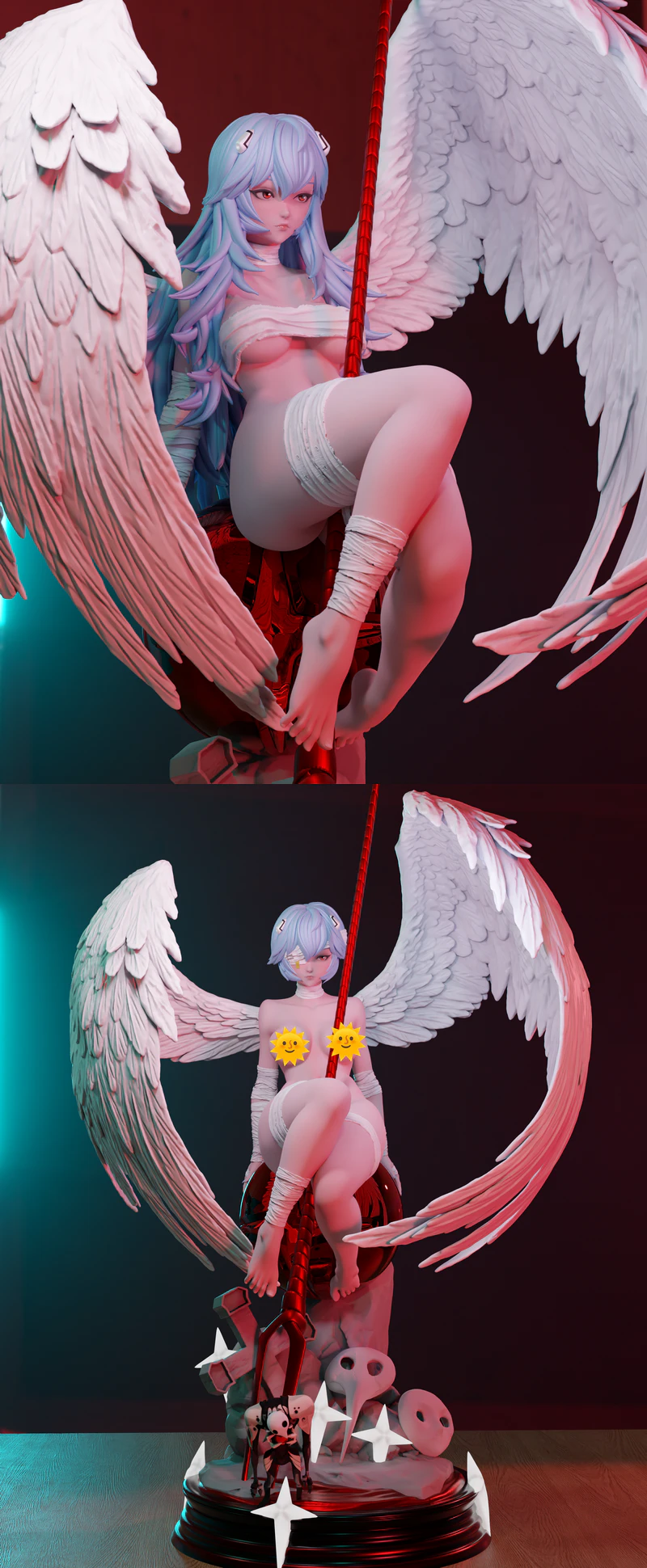 Rei Ayanami Evangelion 3D Printable STL Model STL model for 3D printing