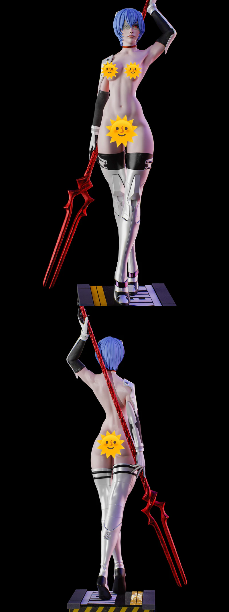 Rei Ayanami Evangelion Extra STL model for 3D printing