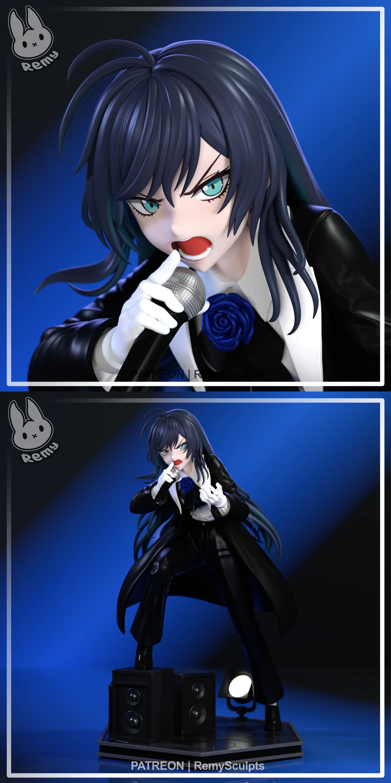 ADO – Stylized Anime Character STL model for 3D printing
