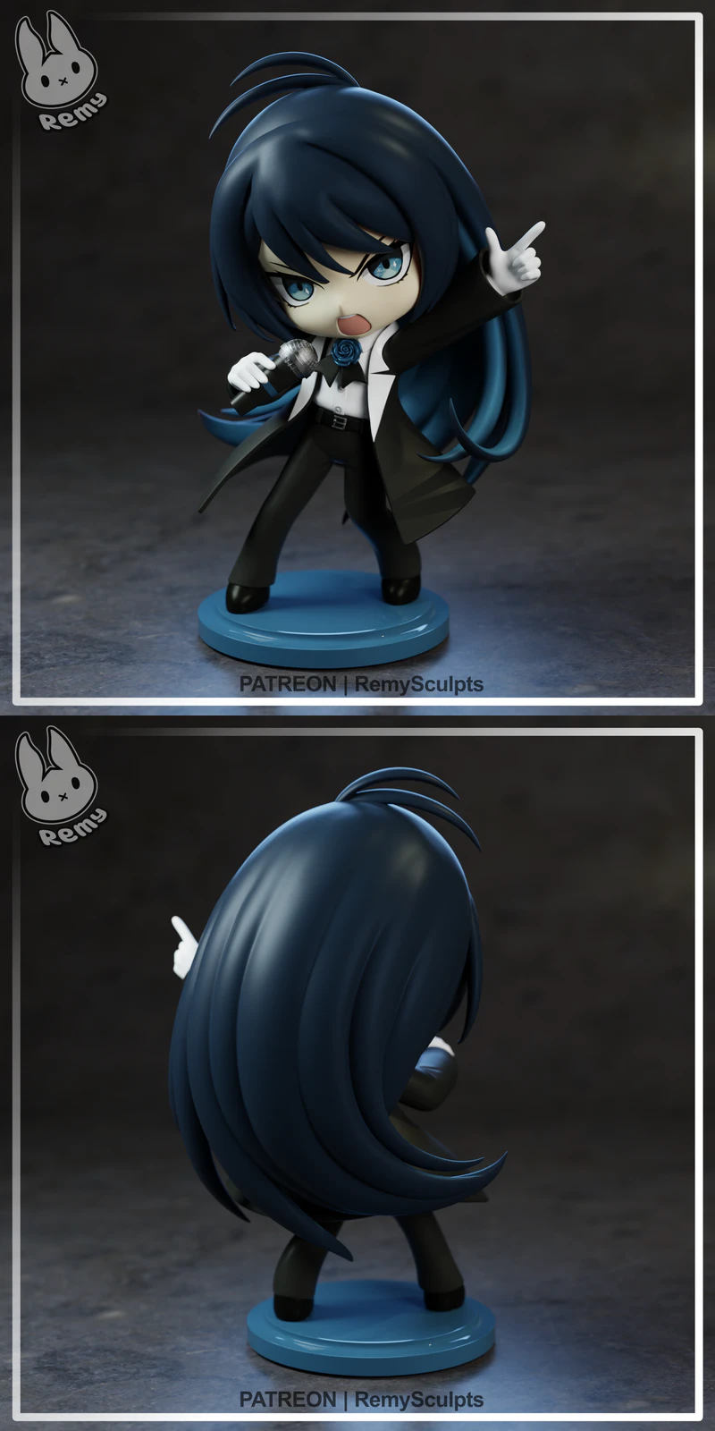Chibi Ado STL model for 3D printing