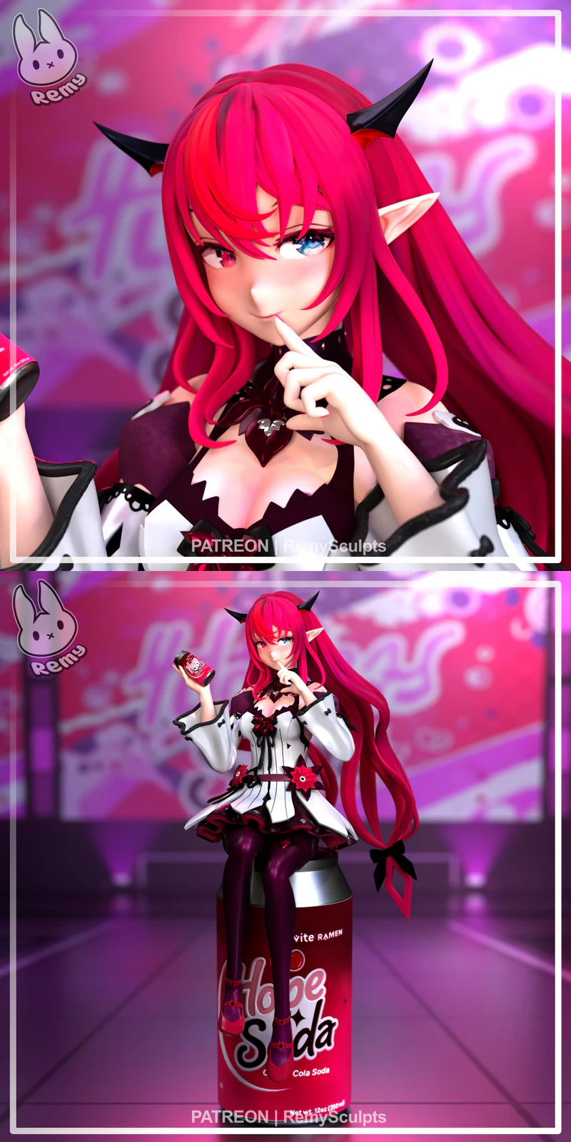 IRyS – Inspired by Virtual Idol Aesthetics STL model for 3D printing
