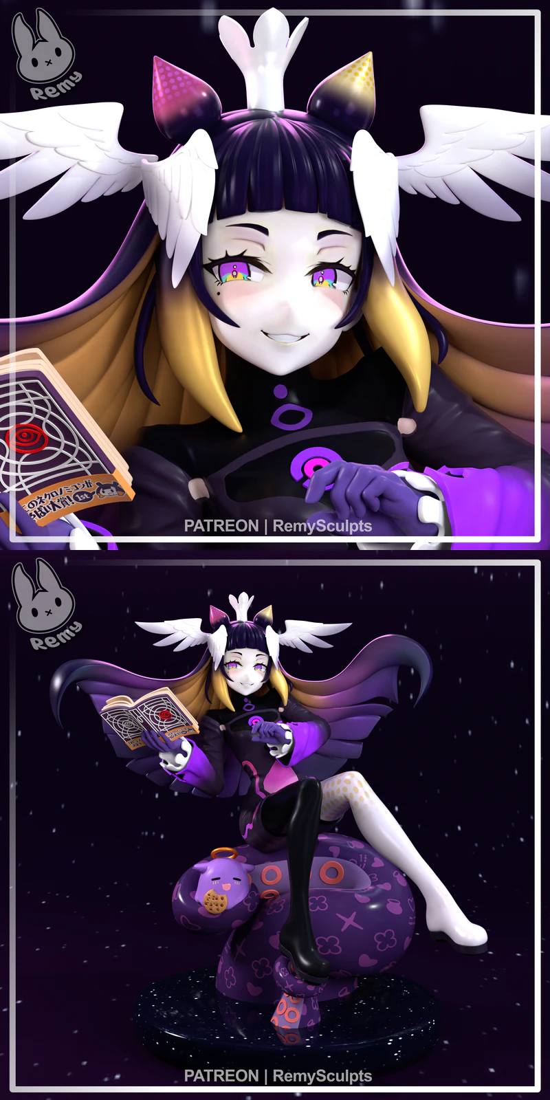 Ina – Stylized Mystic Character STL model for 3D printing