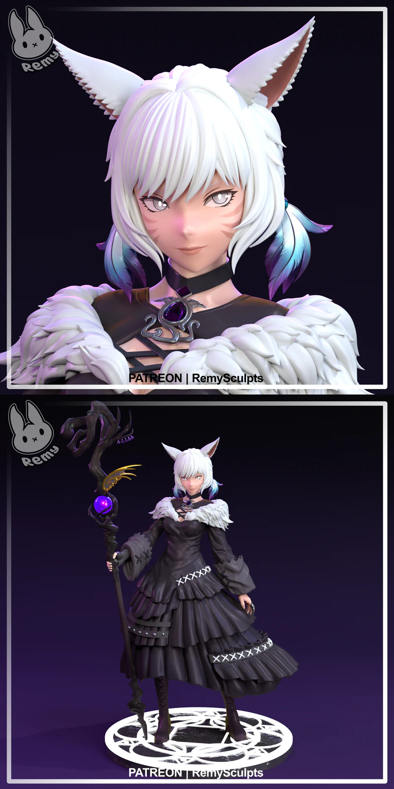 Y’Shtola STL model for 3D printing