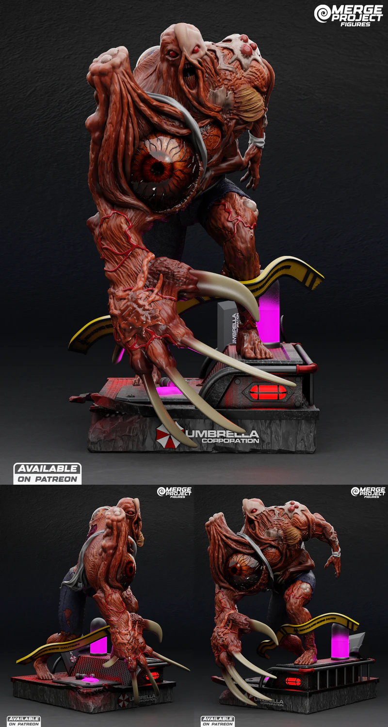 Resident Evil – Willian Birking 3D Printable STL Model STL model for 3D printing