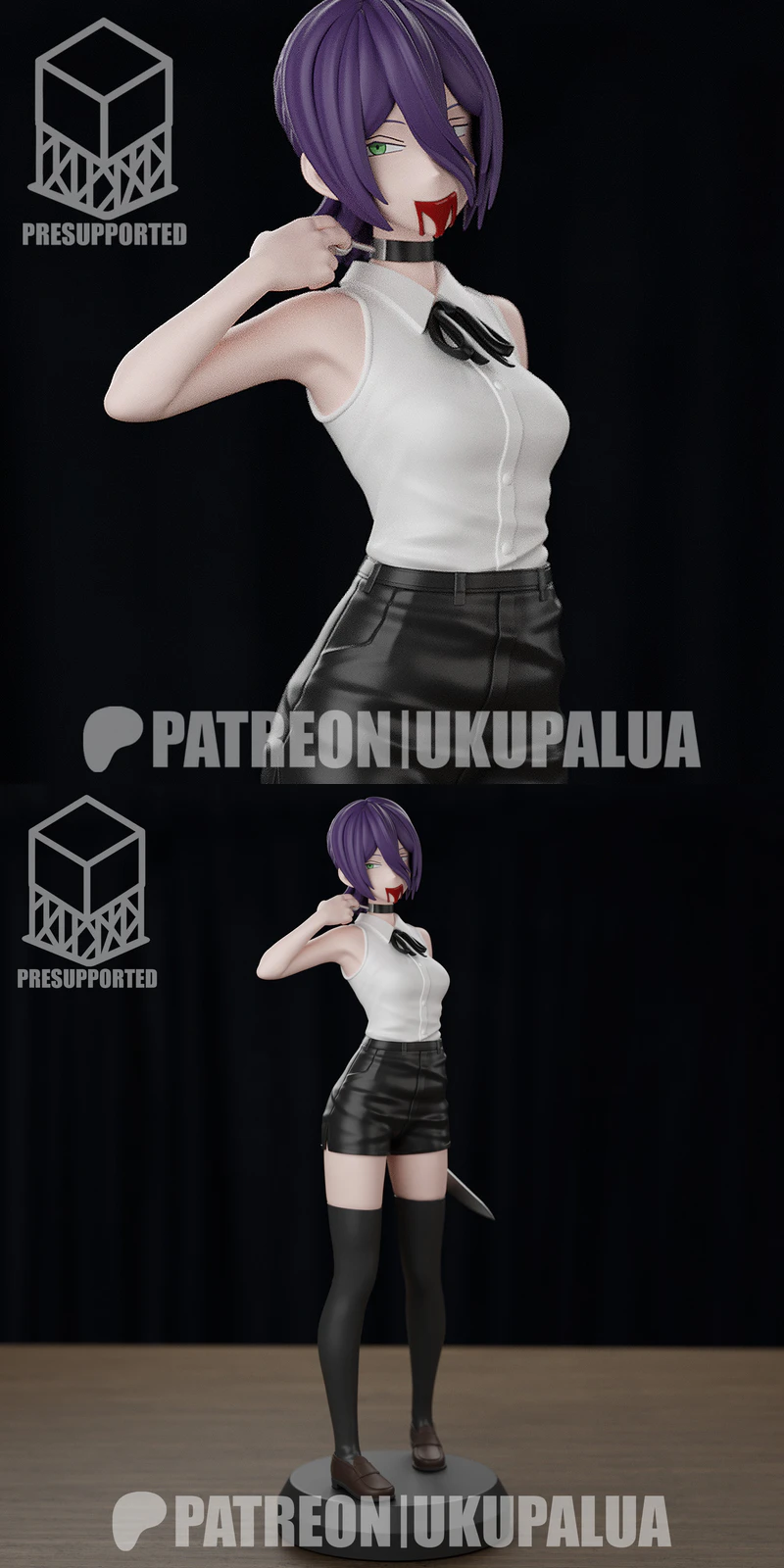 Reze – Chainsaw Man 3D Printable STL Model STL model for 3D printing