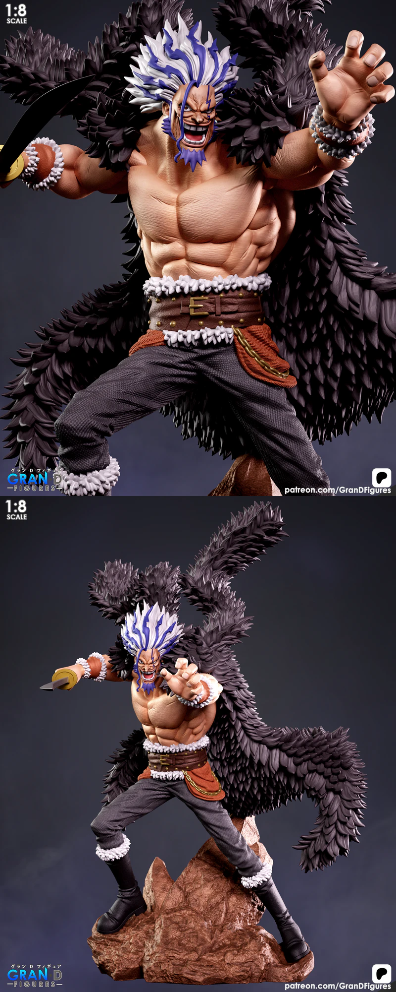 Rocks D. Xebec – One Piece STL model for 3D printing