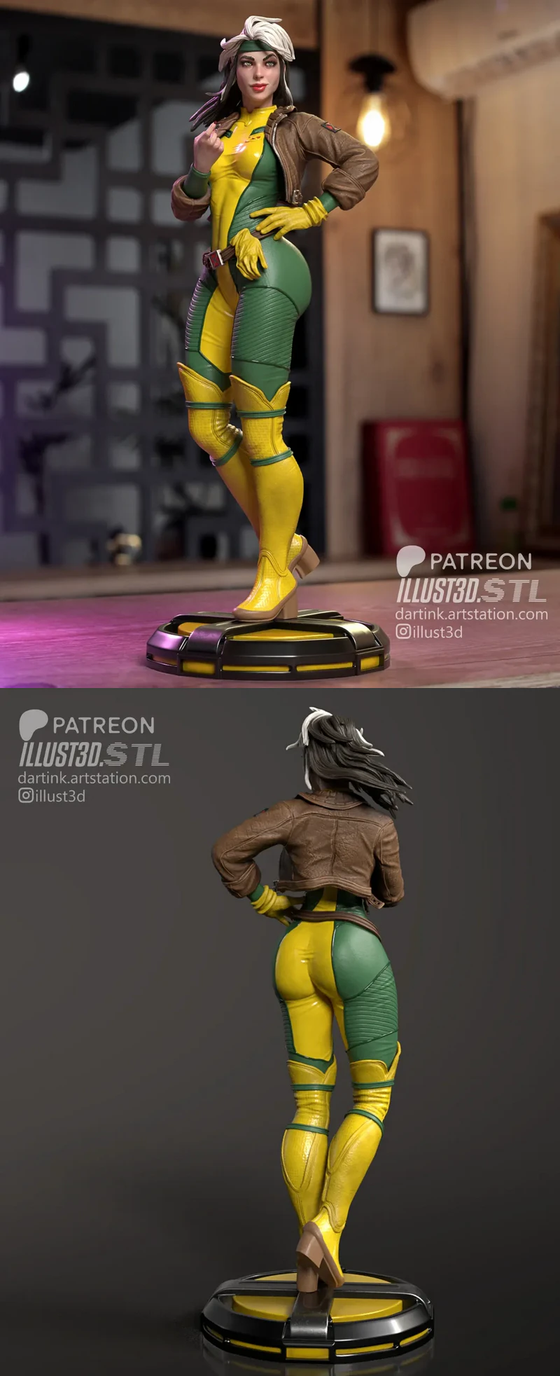 Rogue STL model for 3D printing