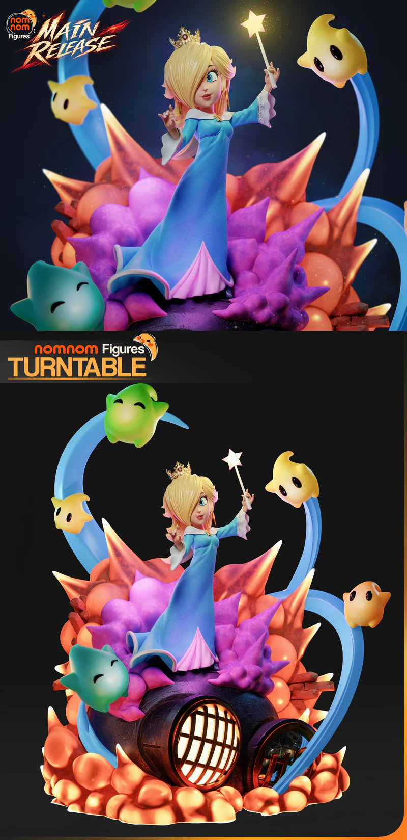 Rosalina – Super Mario Galaxy STL model for 3D printing