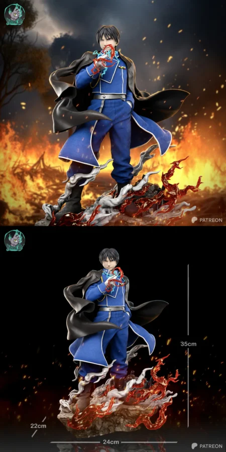 Roy Mustang STL model for 3D printing