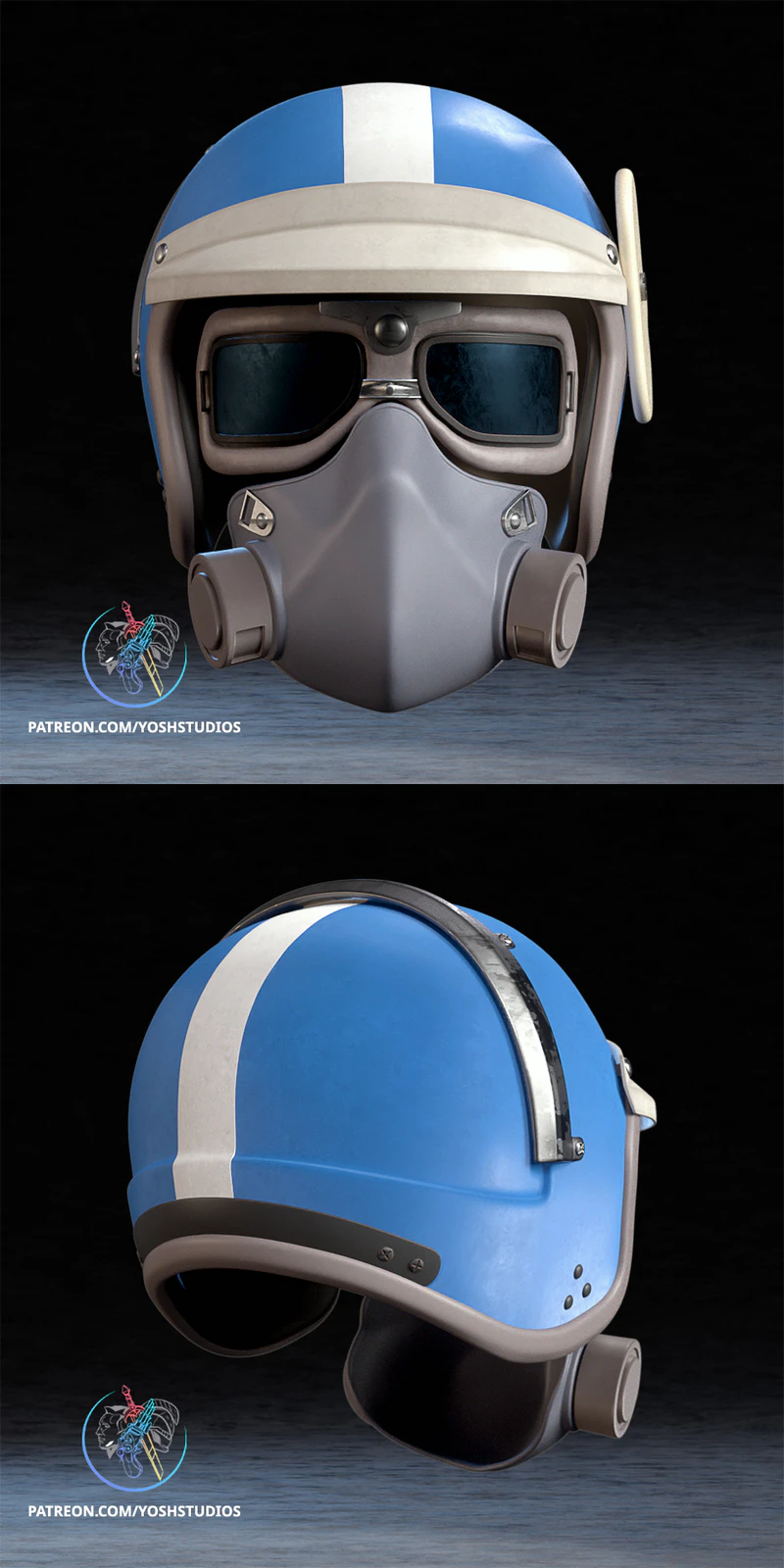 Ryder Helmet Arc Raider STL File STL model for 3D printing