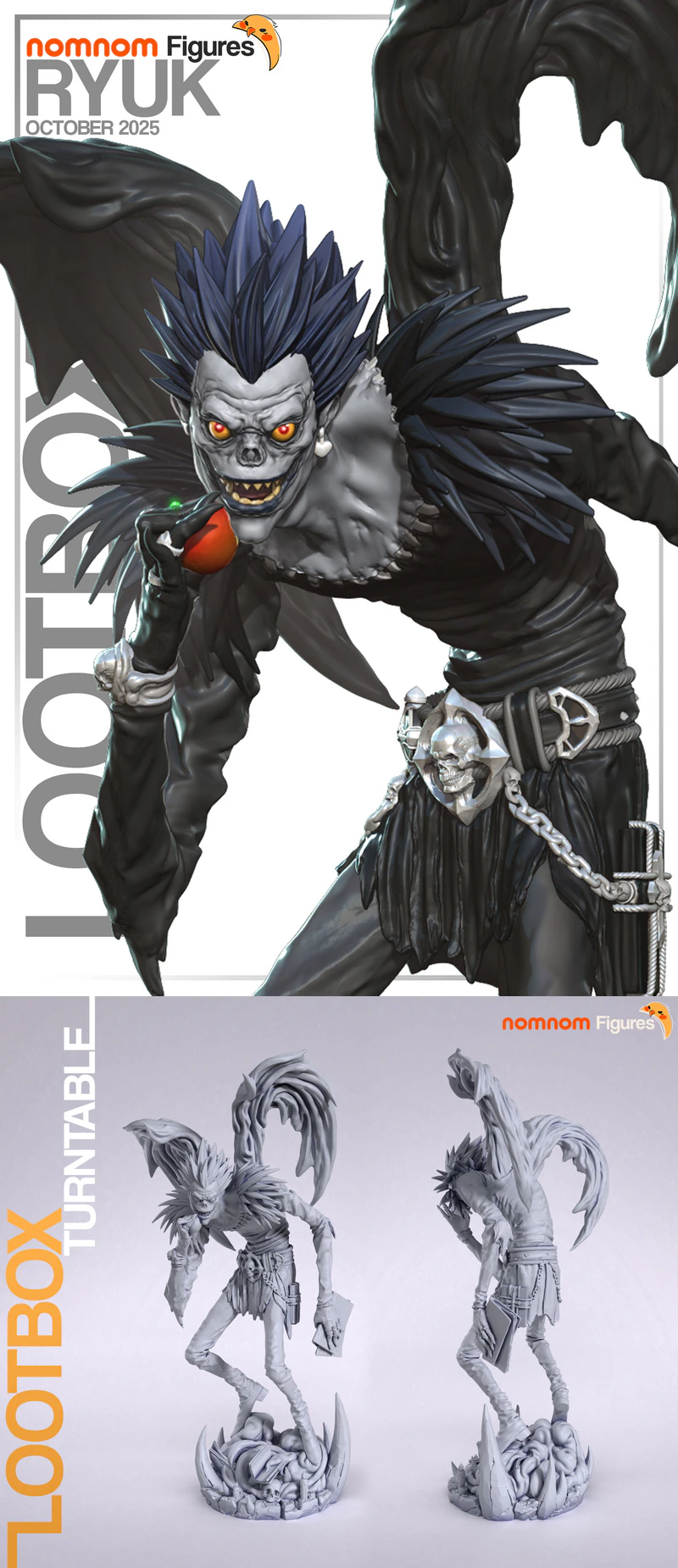 Ryuk Character STL File for 3D Printing STL model for 3D printing