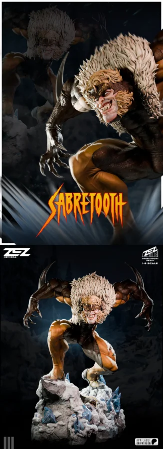 SABRETOOTH STL model for 3D printing