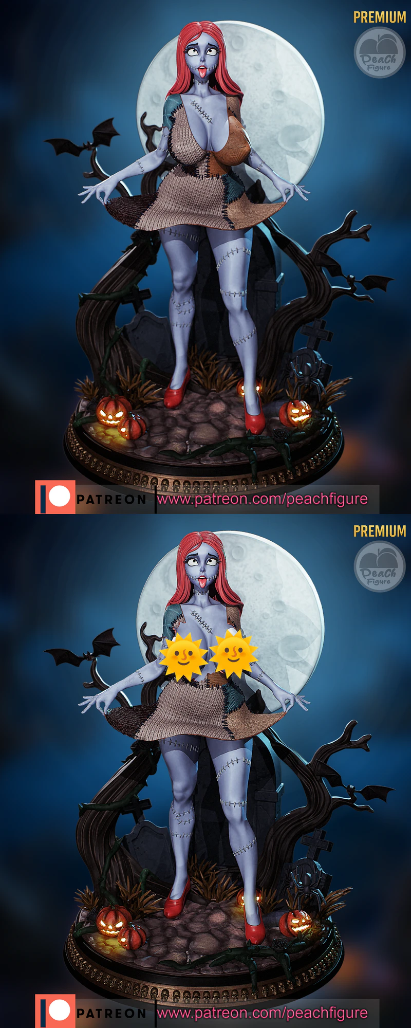 SALLY NIGHTMARE BEFORE CHRISTMAS 3D Printed Figure STL STL model for 3D printing