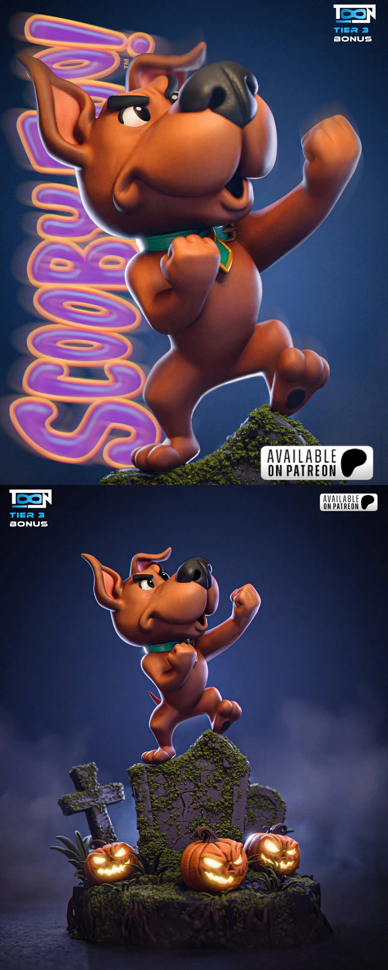 Scrappy Doo 3D Printable Miniature STL File STL model for 3D printing
