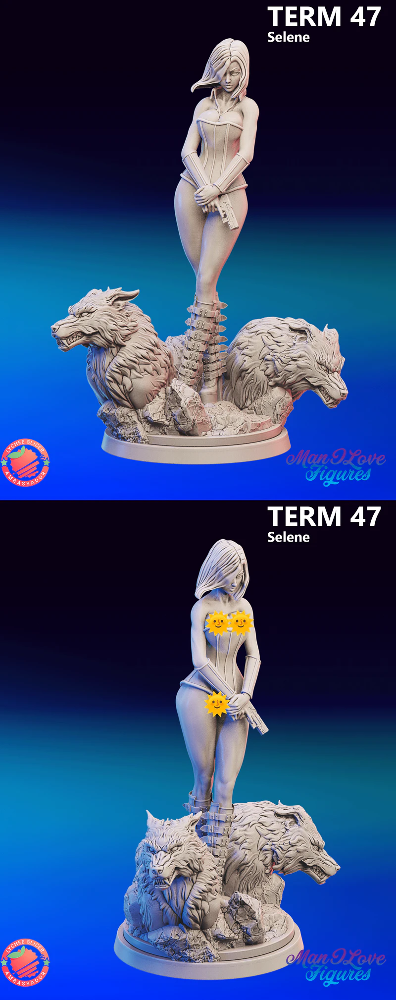 SELENE – UNDERWORLD STL Printable Figure STL model for 3D printing