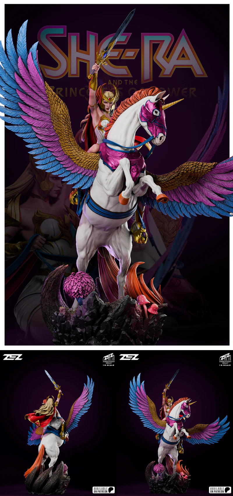 SHERA Fantasy Warrior STL File for 3D Printing STL model for 3D printing