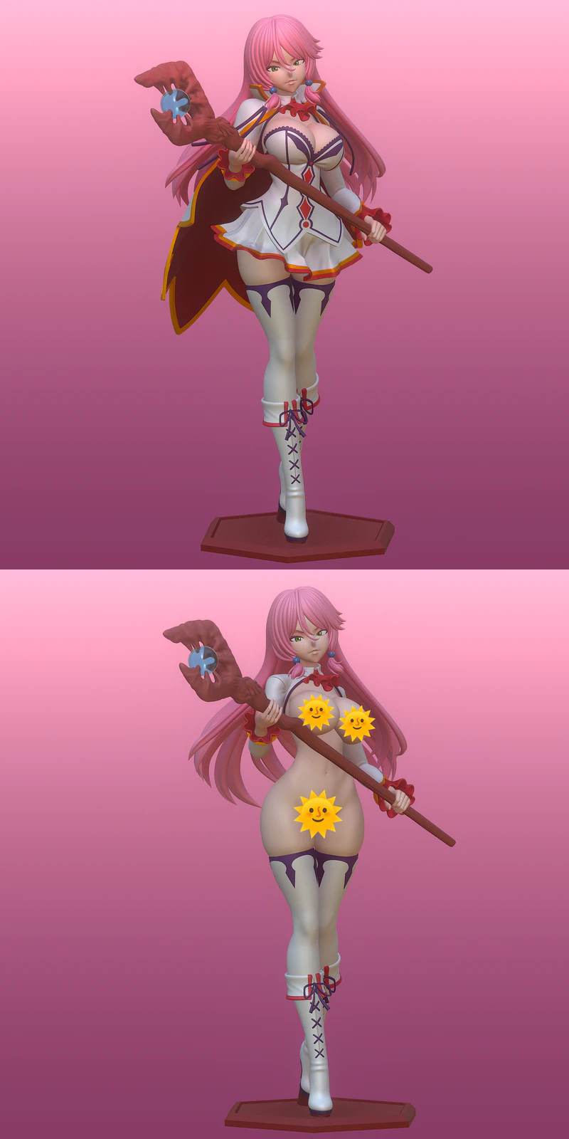 Flare Princess STL model for 3D printing