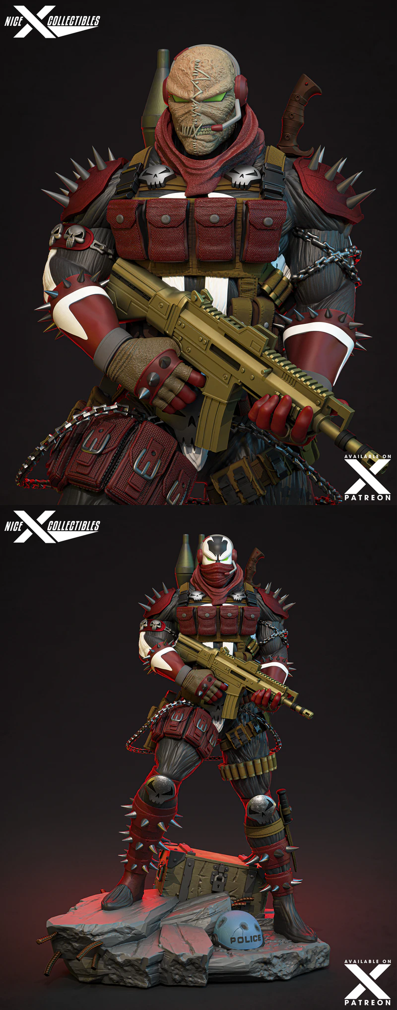 Spawn Commando 3D Printable Miniature STL File STL model for 3D printing
