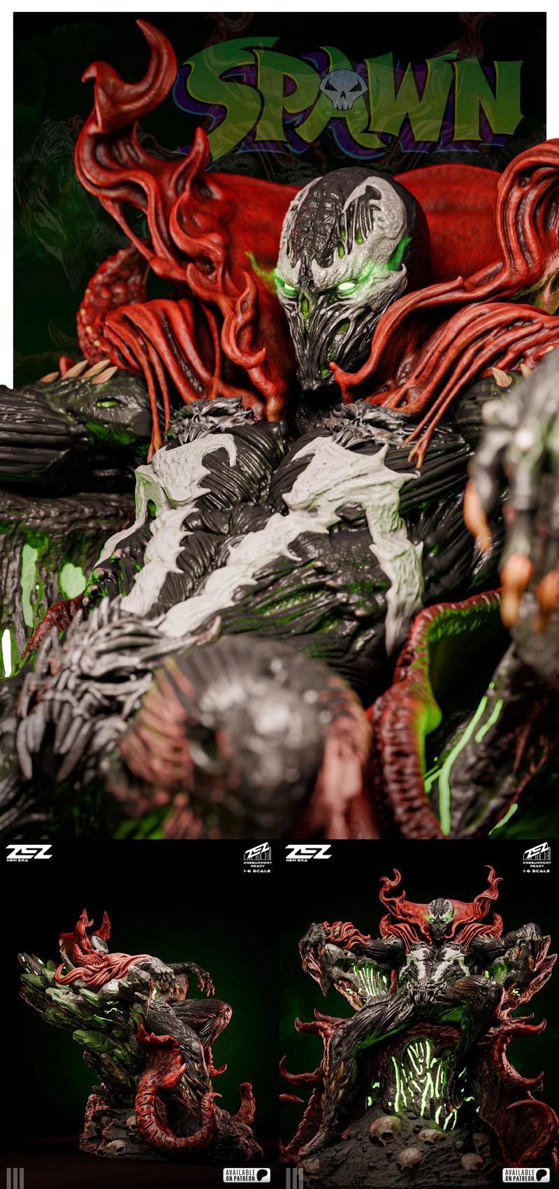 Spawn Throne 3D Printable Miniature STL File STL model for 3D printing