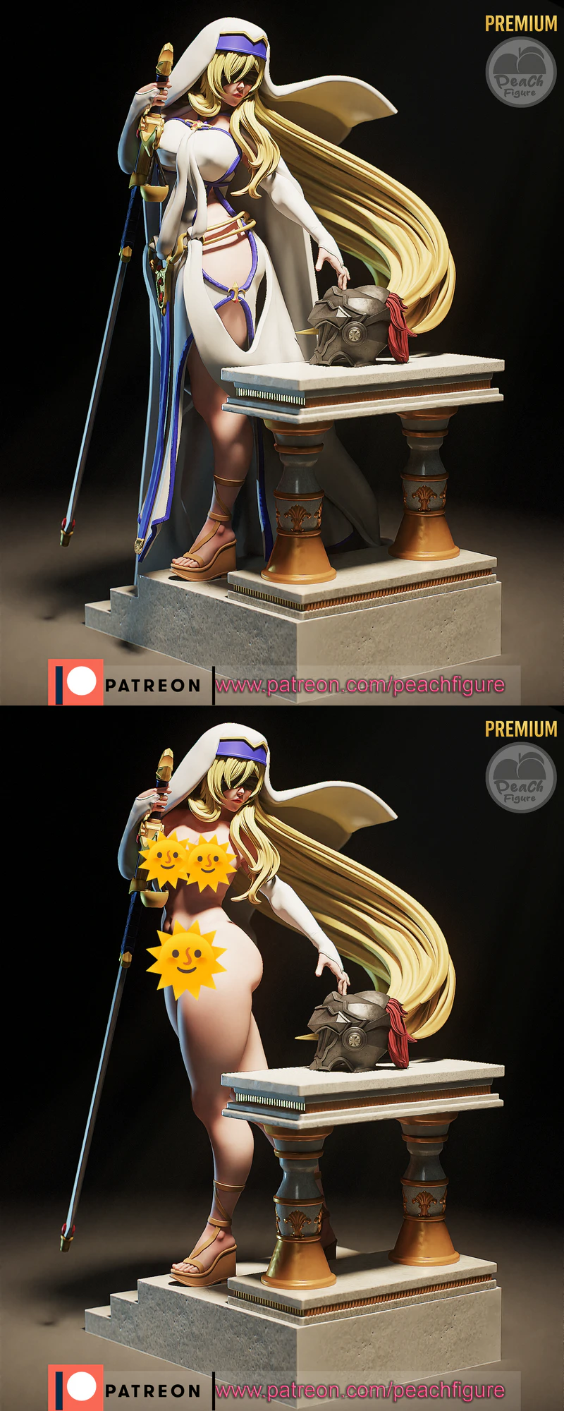 Sword Maiden STL Figure for 3D Printing STL model for 3D printing