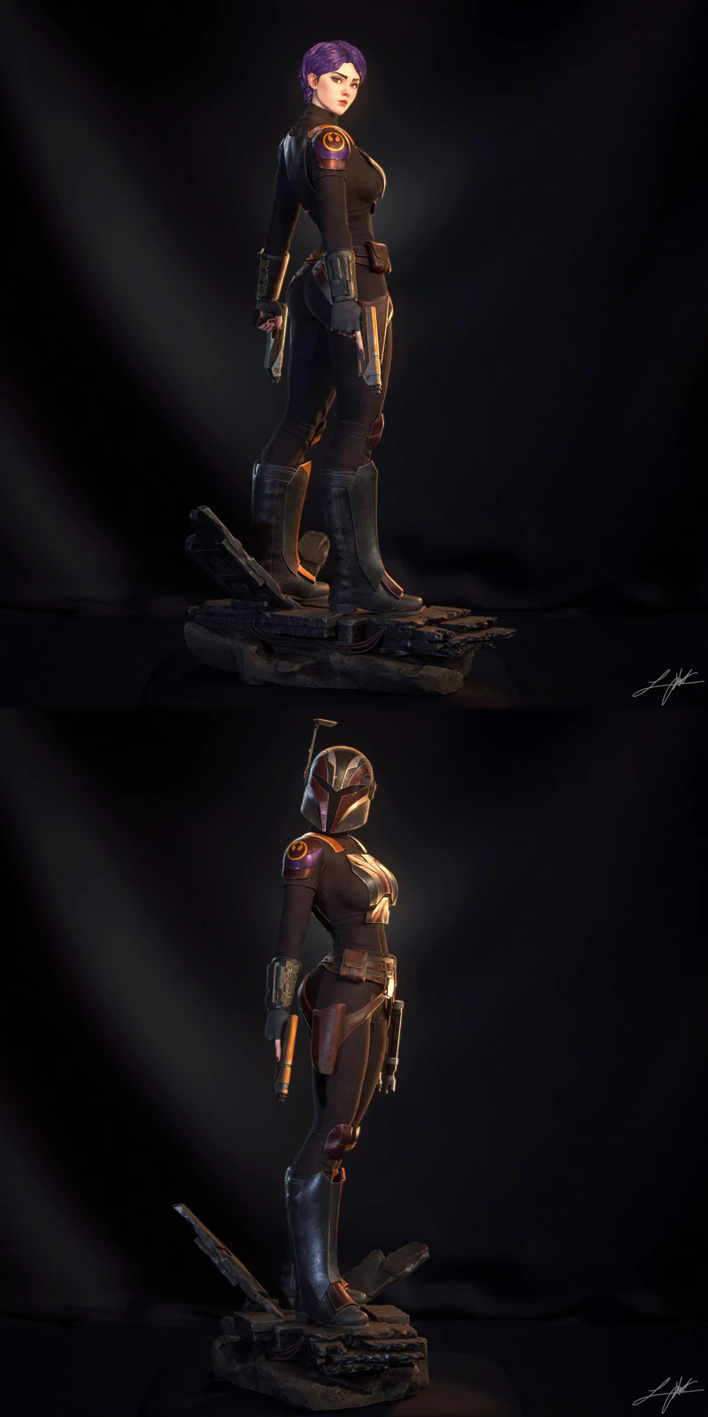 Sabine Wren STL model for 3D printing