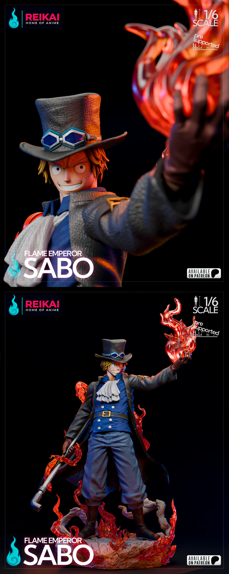 Sabo – The Flame Emperor STL model for 3D printing