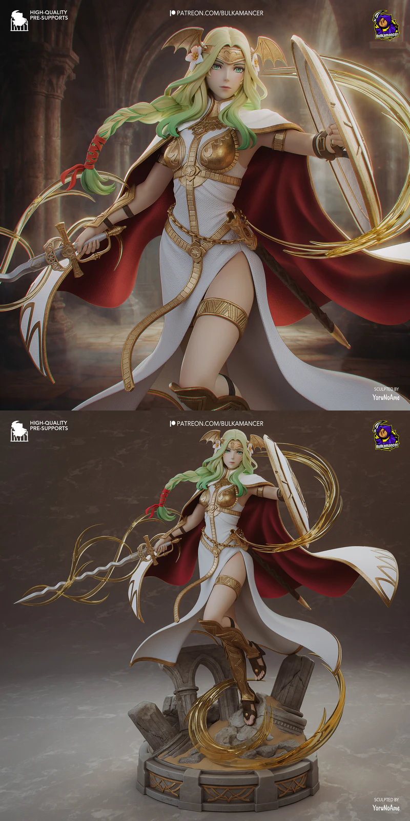 Saint Seiros – Fire Emblem 3D Printable STL Model STL model for 3D printing