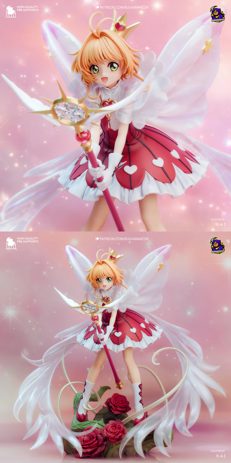 Sakura (Cardcaptor Sakura) STL File for Resin Printer STL model for 3D printing