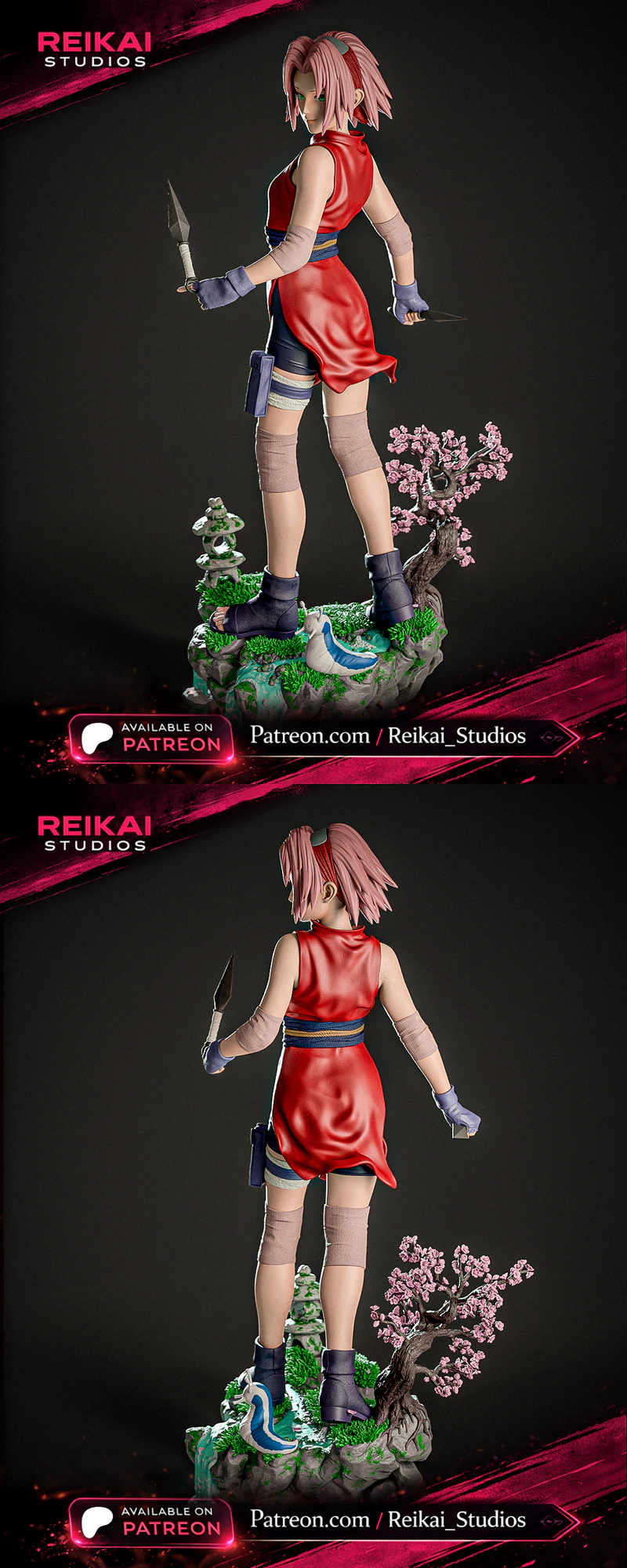 Sakura STL model for 3D printing