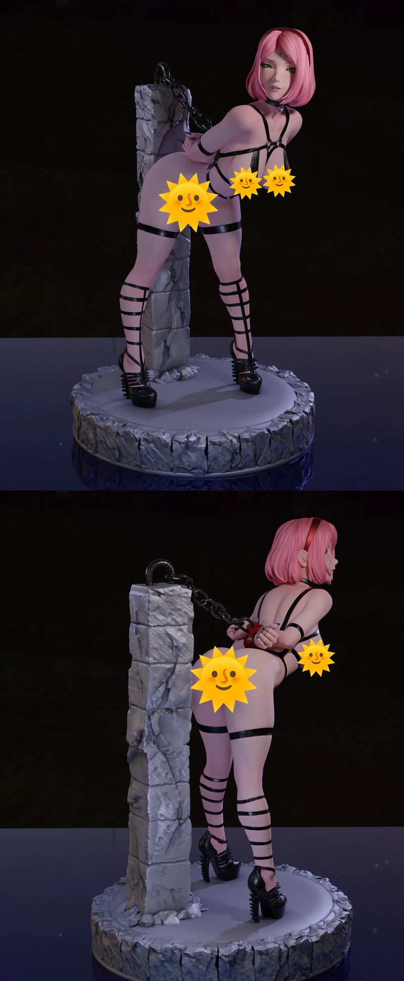 Sakura Sado Japanese Geisha STL Figure for 3D Printing STL model for 3D printing