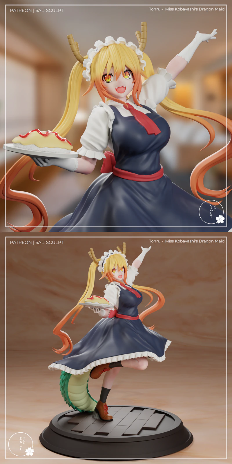 Tohru – Miss Kobayashis Dragon Maid STL model for 3D printing