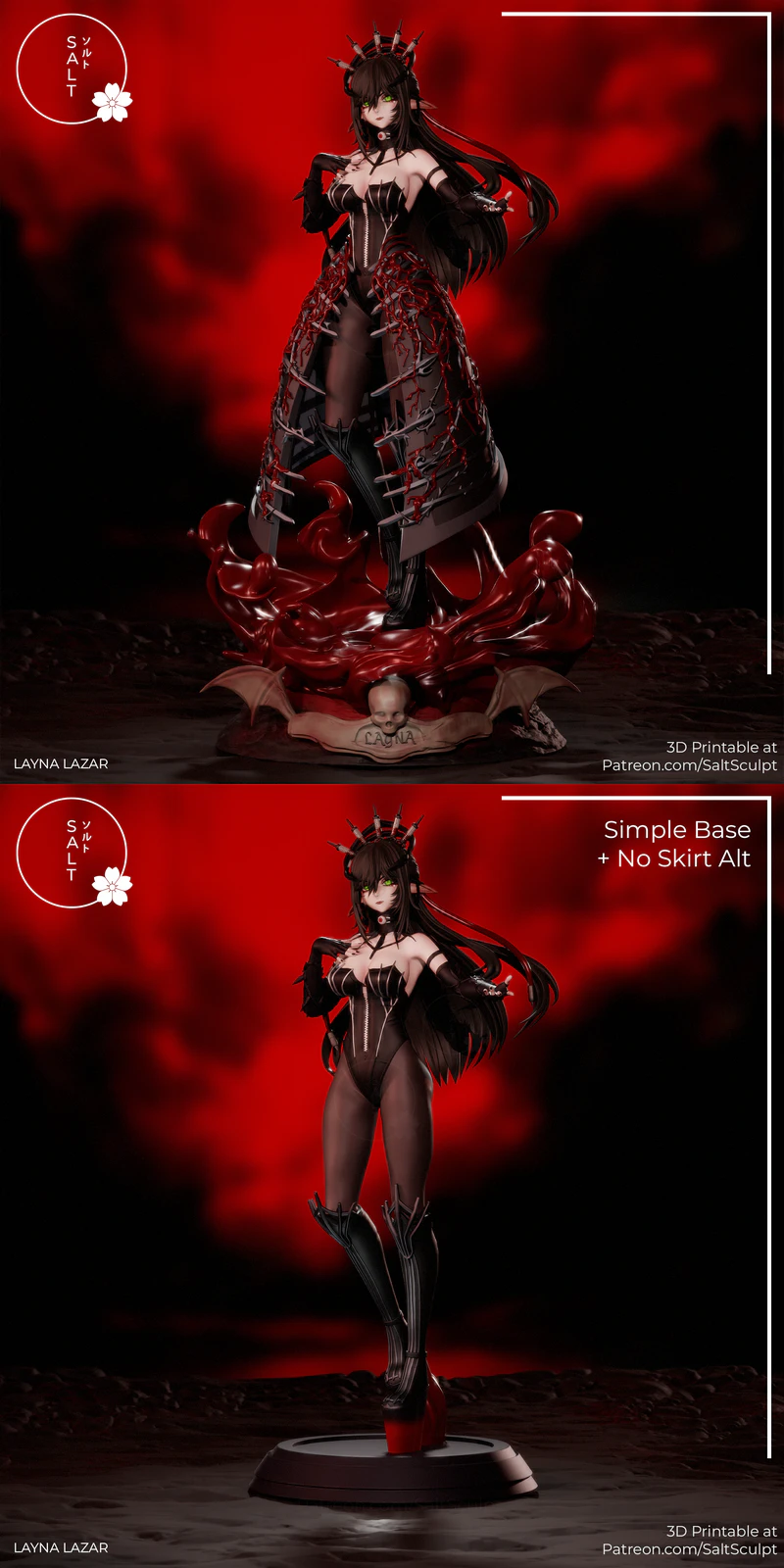 Layna Lazar VTUBER STL File STL model for 3D printing