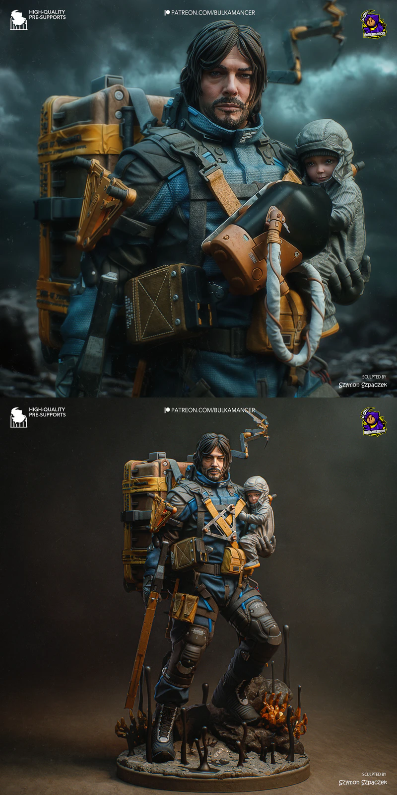 Sam Porter – Death Stranding 2 STL for 3D Printer STL model for 3D printing