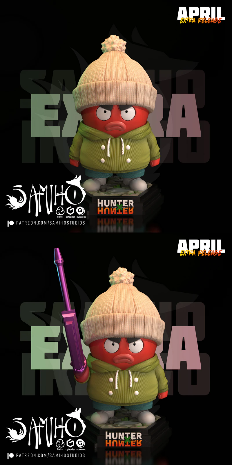 Ikalgo Hunter x Hunter 3D Printable Miniature STL File STL model for 3D printing