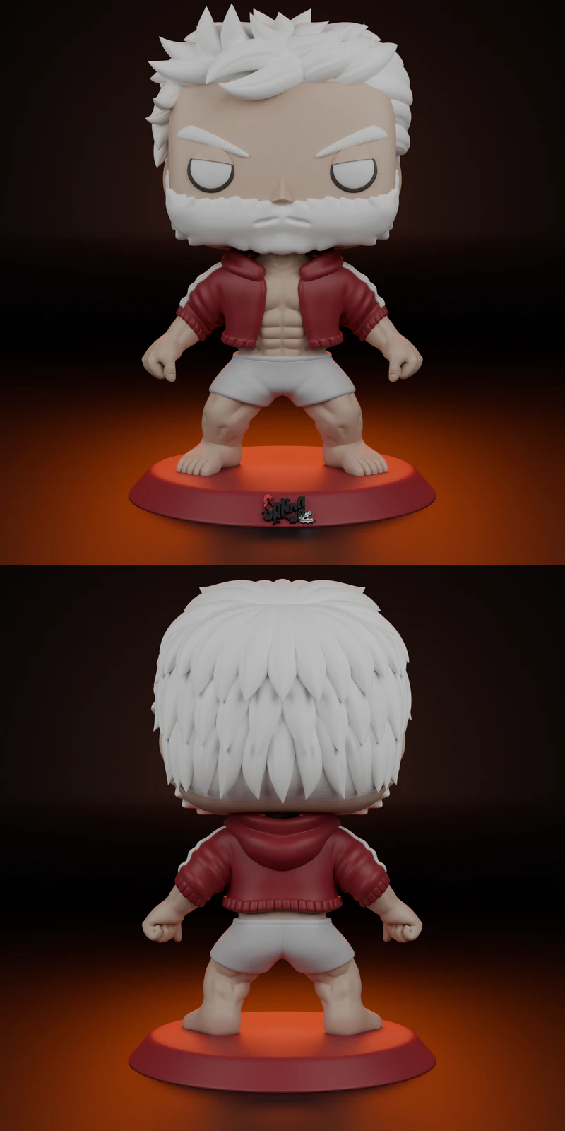 Sanda Clear 3D Printable Miniature STL File STL model for 3D printing